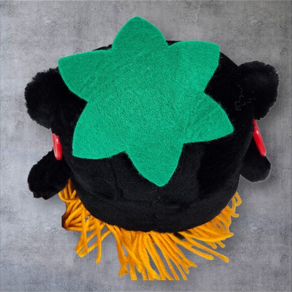 Vintage Mardi Gras Zulu-Style Plush Doll by Plush Appeal New Orleans 9" Beads - Picture 7 of 11